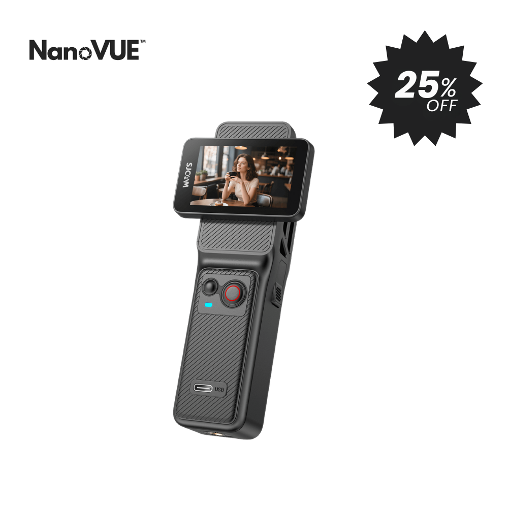 NanoVUE™ C400 3-in-1 Handheld Action Camera