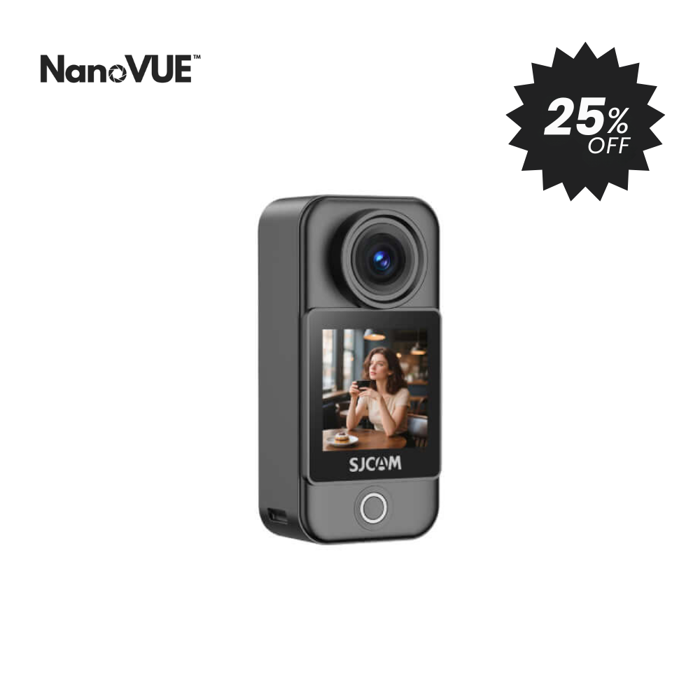 NanoVUE™ C400 3-in-1 Handheld Action Camera