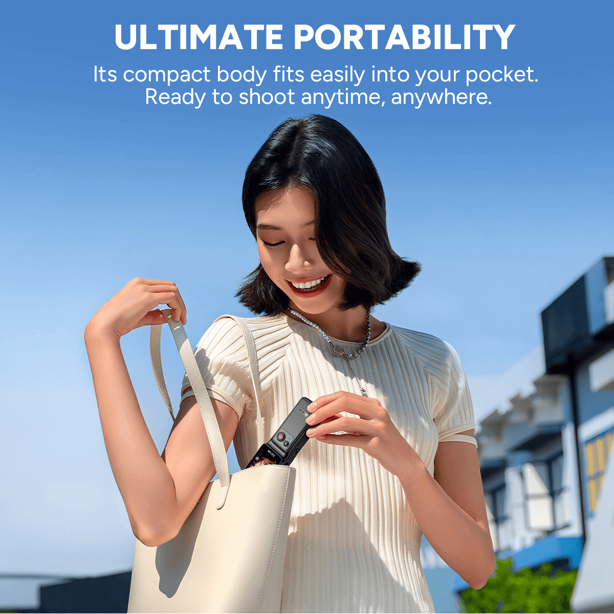 NanoVUE™ C400 3-in-1 Handheld Action Camera