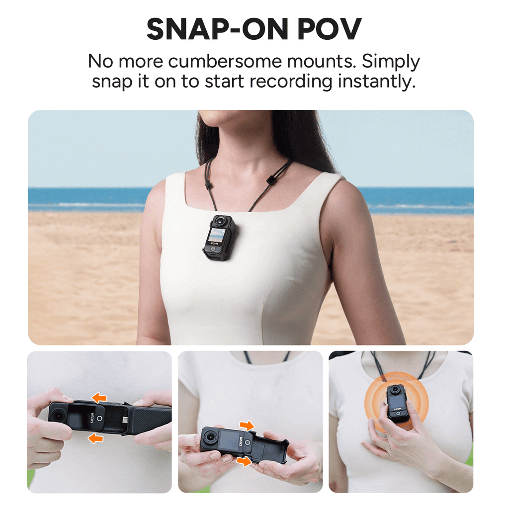 NanoVUE™ C400 3-in-1 Handheld Action Camera